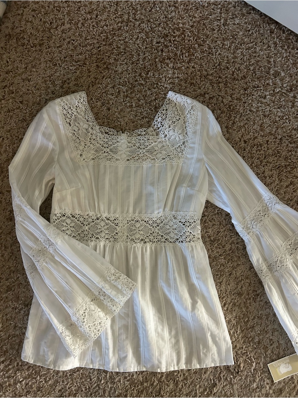 NWT Michael Kors Blouse Top 8 White